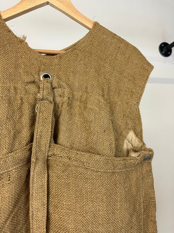 1990s Armani Jeans jute military vest