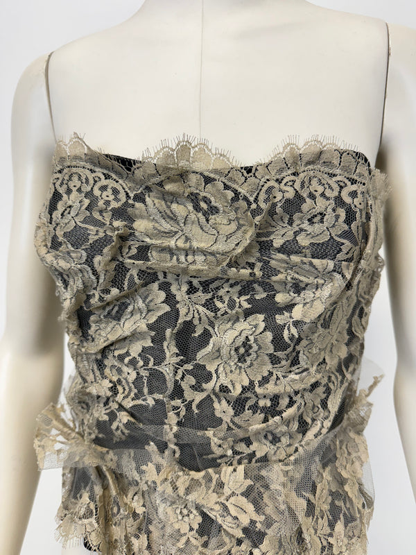 S/S2005 Dolce & Gabbana lace corset top
