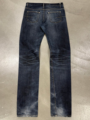 2000s Dior by Hedi Slimane faded jeans