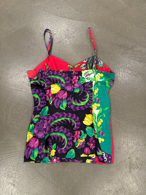 1990s Gianni Versace bandana corset style top