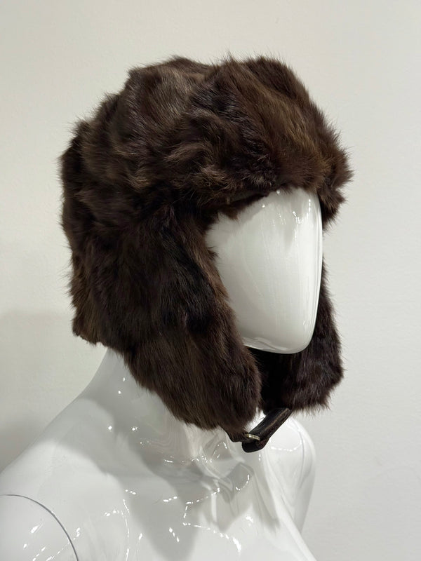 2001 Gucci by Tom Ford real fur hat