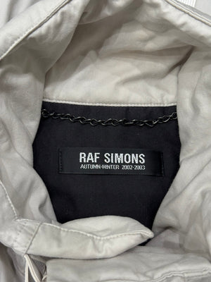 A/W 2002-2003 Raf Simons rubberized bondage jacket