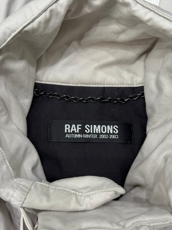 A/W 2002-2003 Raf Simons rubberized bondage jacket