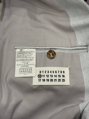 2013 Maison Margiela cracked painted tailored suit set