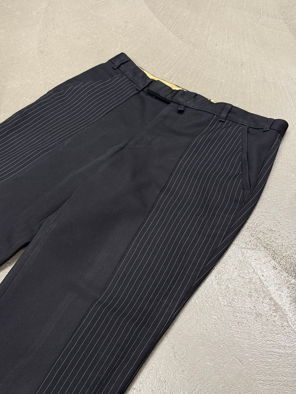 2000s Maison Margiela artisanal hybrid paneled pants