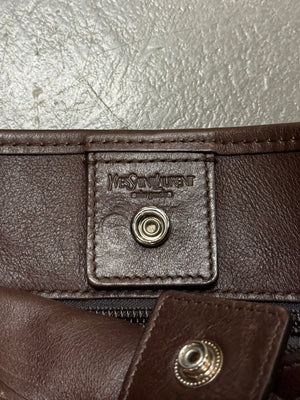 2000s Yves Saint Laurent Mombasa horn shoulder bag