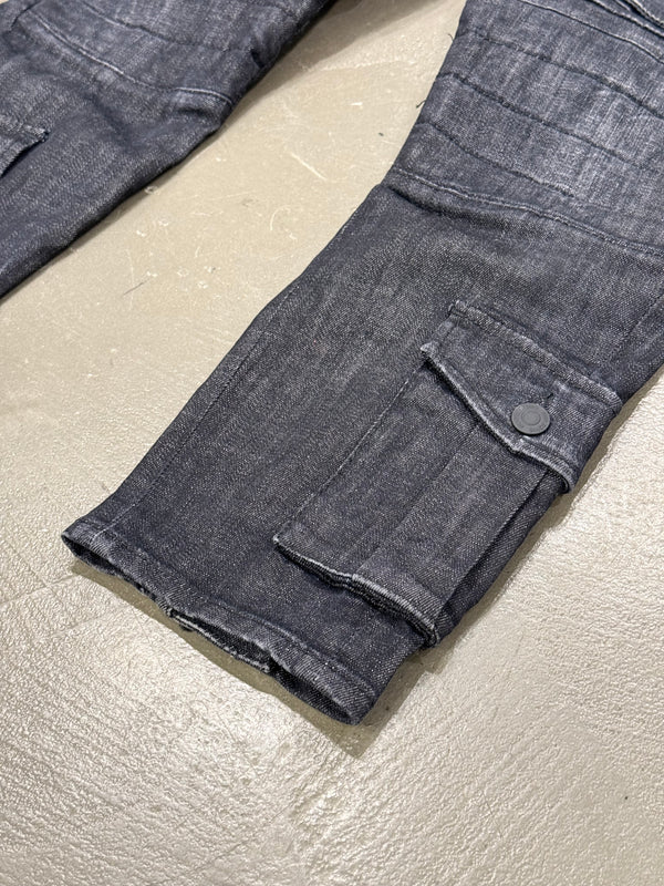 2000s DsQuared2 cargo biker pants