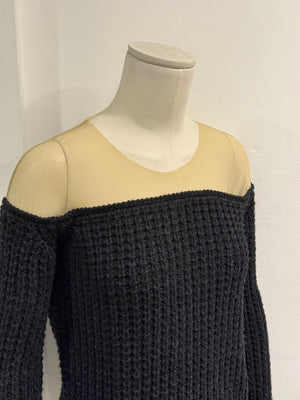 A/W2006 Maison Margiela hybrid wool-sheer knit