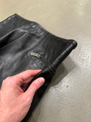 1990s Dirk Bikkembergs all around zipper leather pants