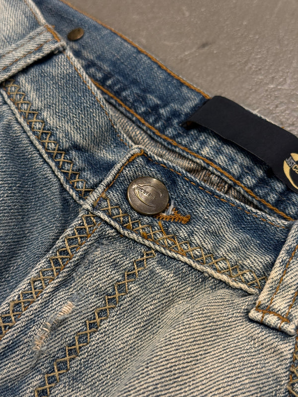 2000s Cavalli distressed destroyed jeans
