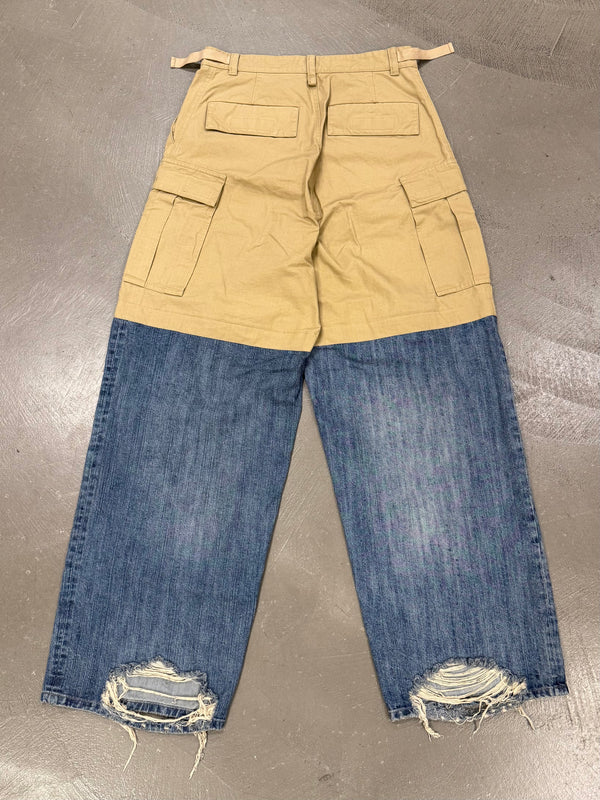 2023 Balenciaga hybrid baggy cargo jeans