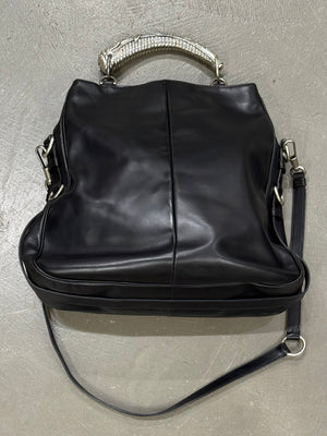 2002 YVES Saint Laurent by Tom Ford mombasa metal hord shoulder bag