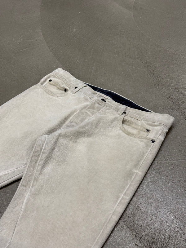 2000s Rick Owens heavy moleskin jeans