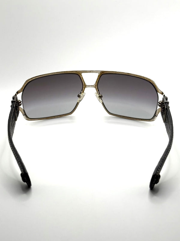 1/1 Chrome Hearts REHAB-I factory diamonds and ruby leather sunglasses