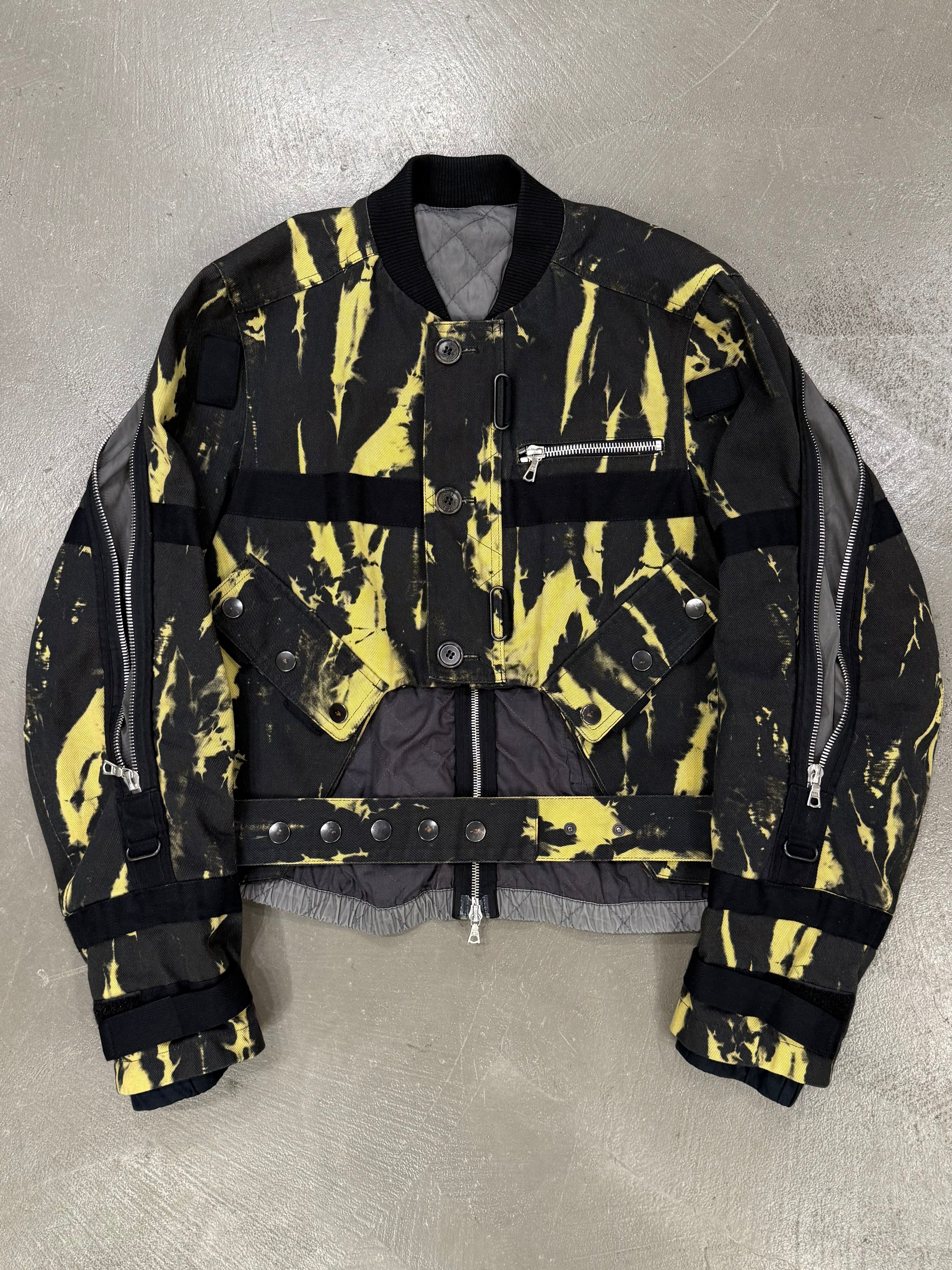A/W2014 Dries Van Noten runway back-zip bomber jacket