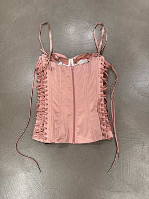 S/S 2003 Dolce & Gabbana lace up corset bustier
