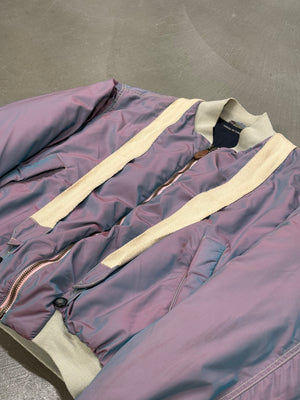 A/W1993 Emporio Armani iridescent oversized bomber jacket