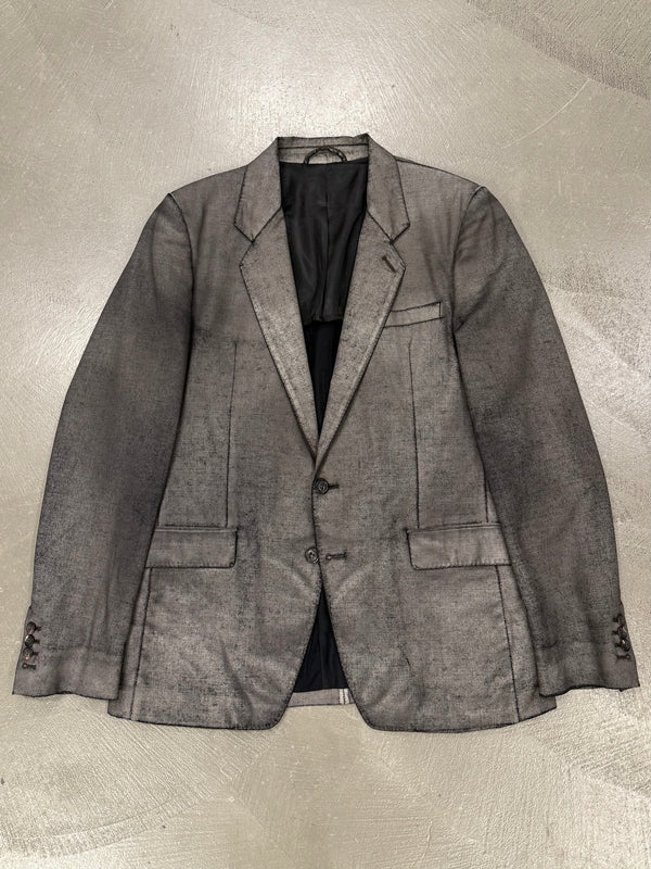 A/W2005 Maison Margiela painted cracked blazer