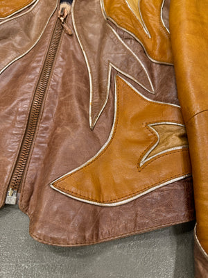 S/S2002 Roberto Cavalli runway paneled western jacket