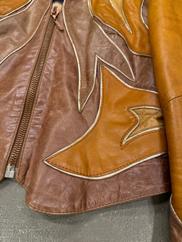 S/S2002 Roberto Cavalli runway paneled western jacket