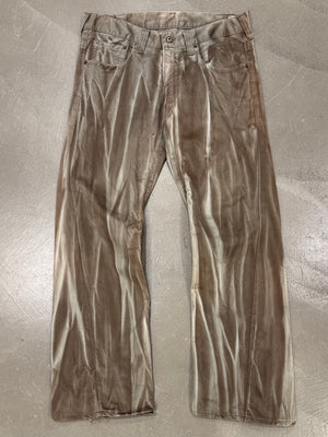1990s Emporio Armani dyed faded jeans