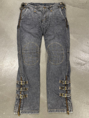 A/W2003 Dolce & Gabbana runway biker bondage pants