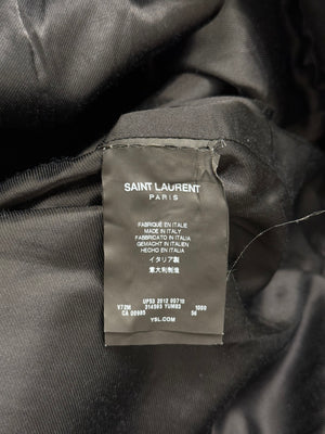 2012 Saint Laurent by Hedi Slimane military officer jacket