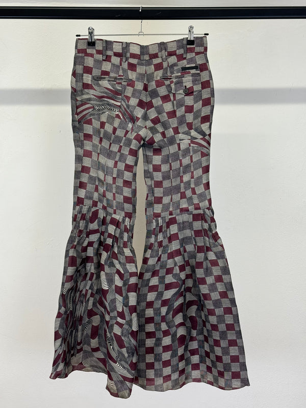 S/S2008 Prada “fairy collection” printed flared pants