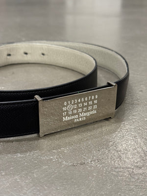 2020s Maison Margiela logo leather belt
