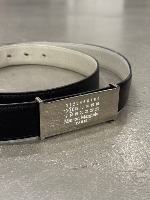 2020s Maison Margiela logo leather belt