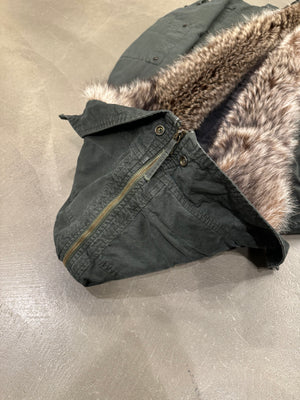 2010s Ermanno Scervino "Kanye" real marmot fur parka