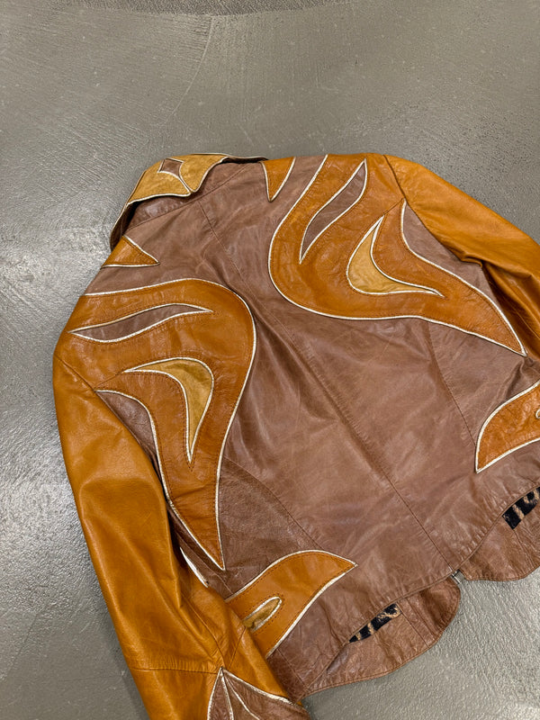 S/S2002 Roberto Cavalli runway paneled western jacket