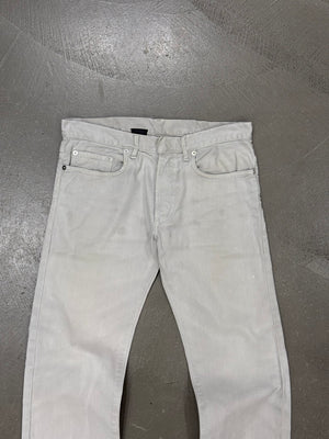 2010s Dior stained slim jeans