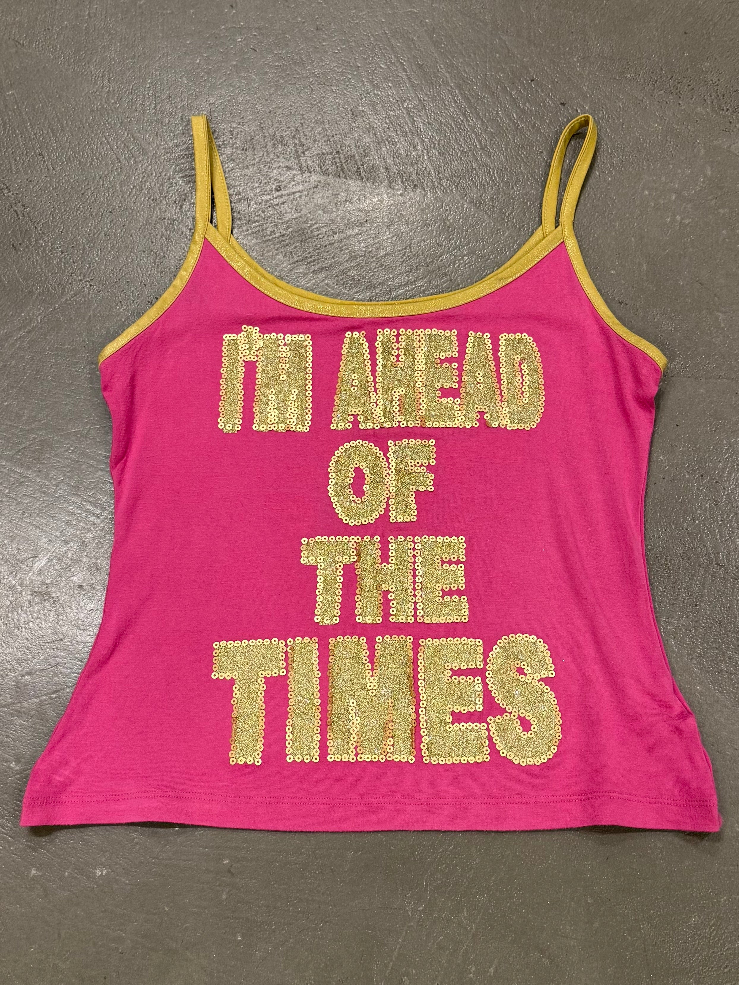 2000s Dolce & Gabbana “Ahead of the times” tank top