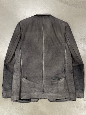 A/W2005 Maison Margiela painted cracked blazer