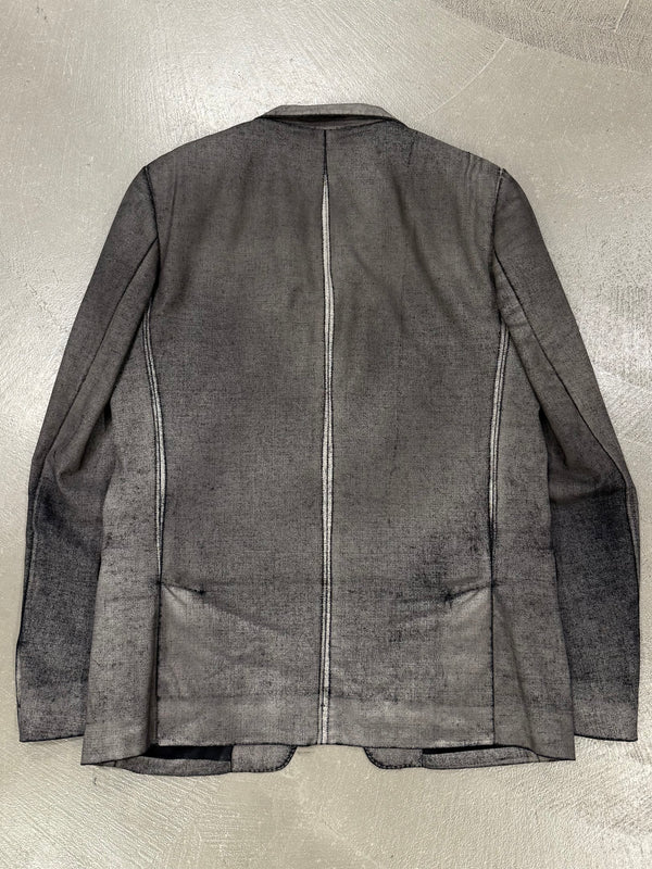 A/W2005 Maison Margiela painted cracked blazer