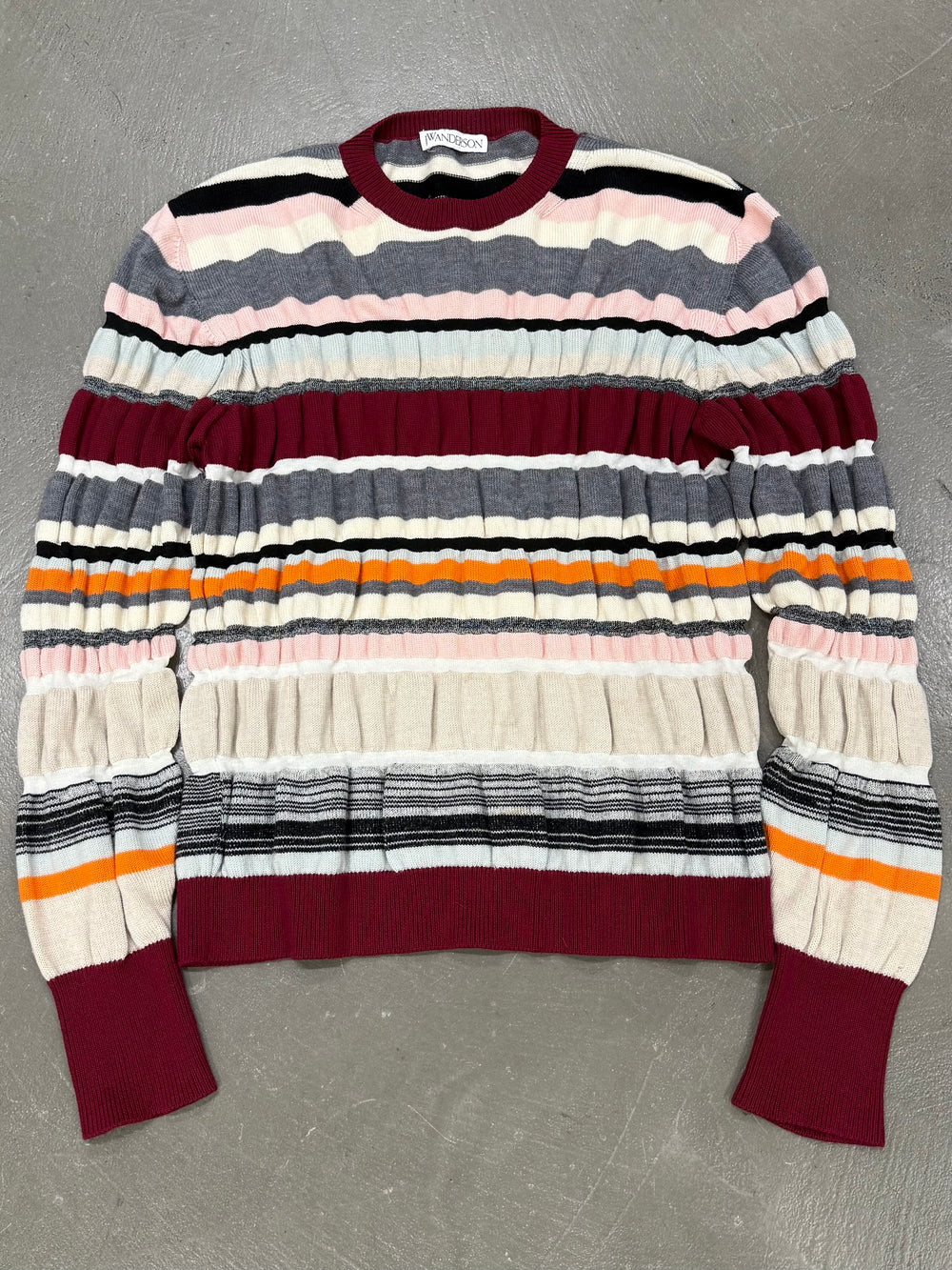 2010s JW Anderson stripe wool knit