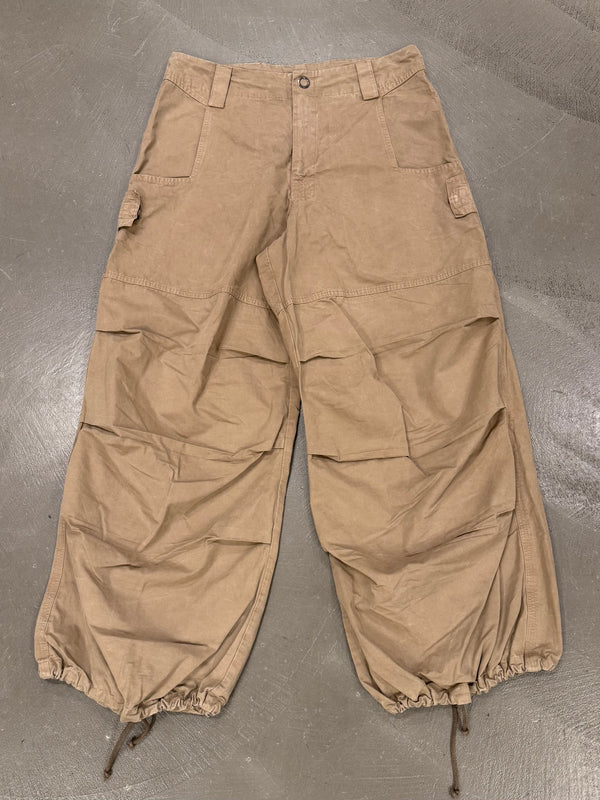 1990s Armani oversized parachute pants