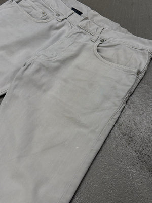 2010s Dior stained slim jeans