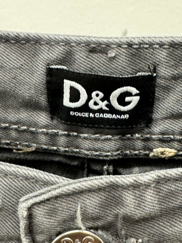 2000s Dolce & Gabbana patchwork jeans