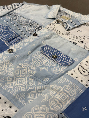 Kapital bandana patchwork shirt