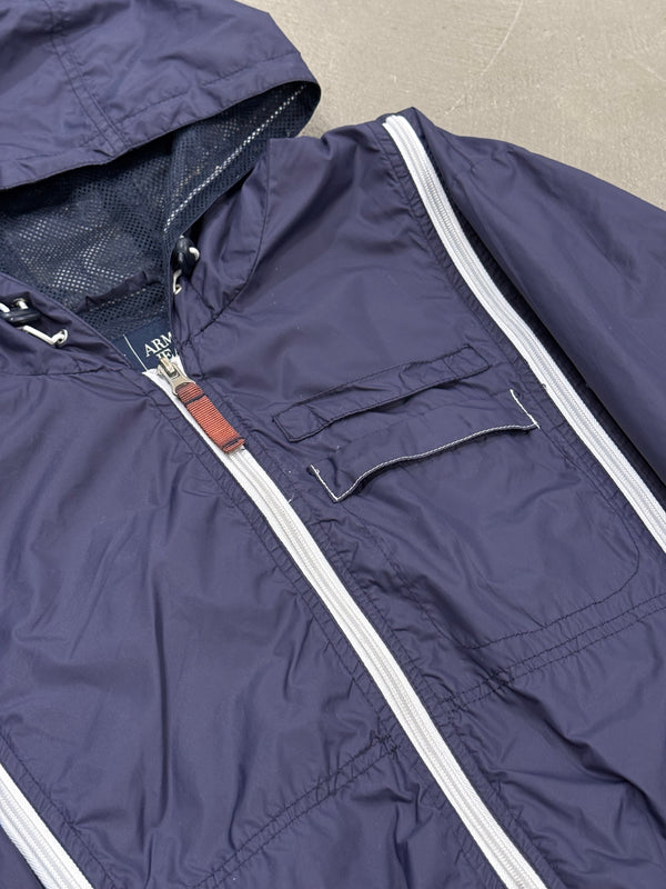 2000s Armani triple zip nylon jacket