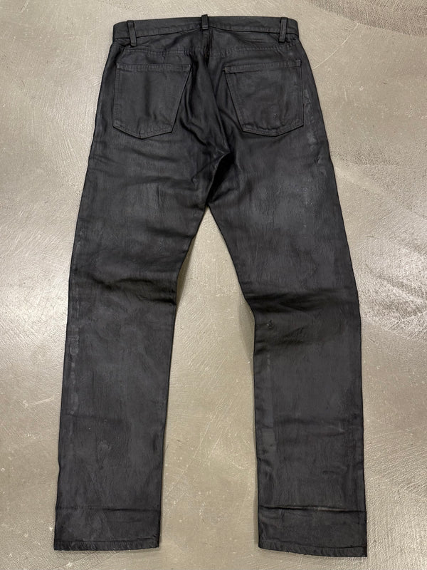 1992 Maison Margiela artisanal painted jeans