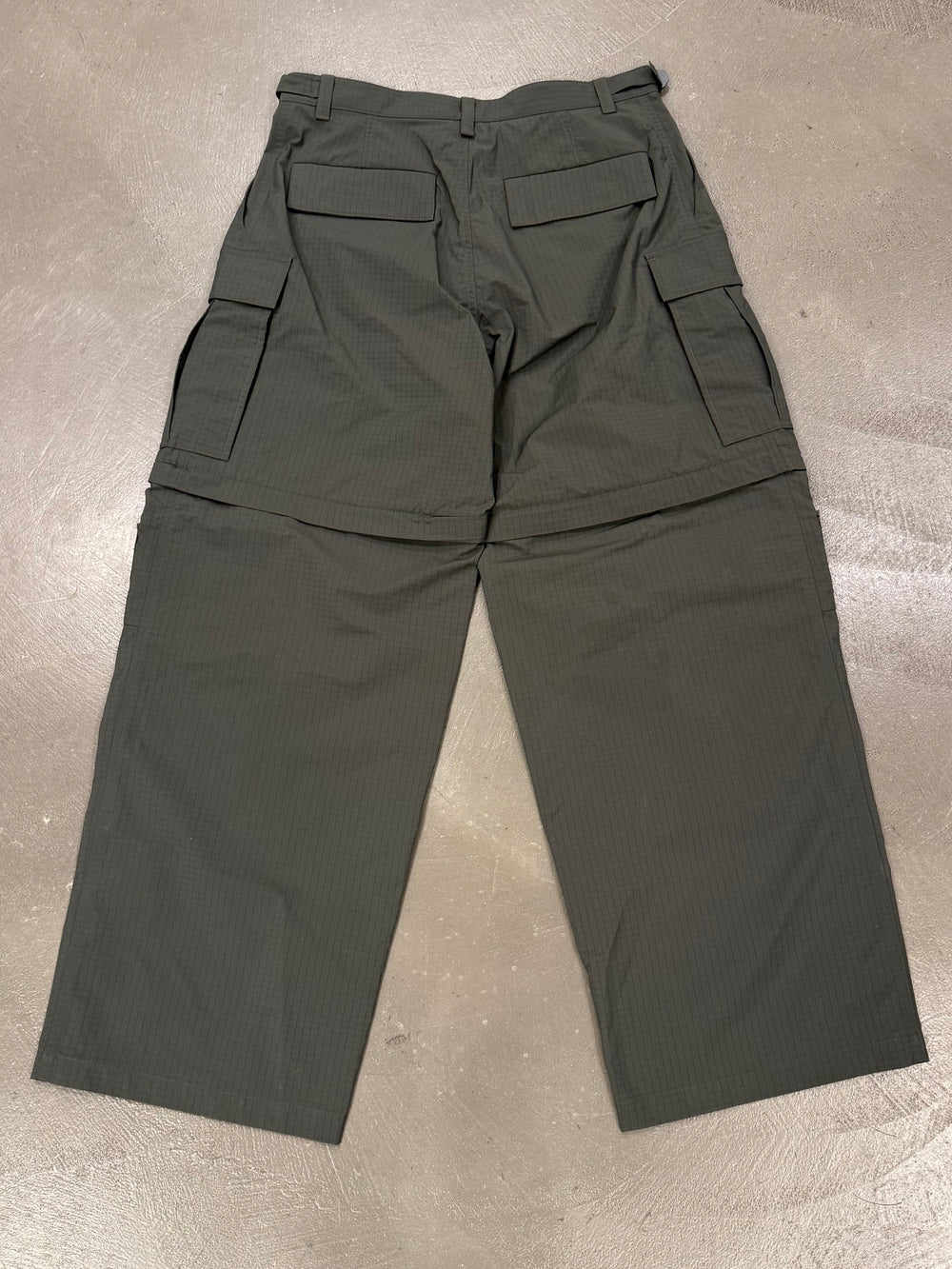 2023 Balenciaga oakley logo transformable cargo pants