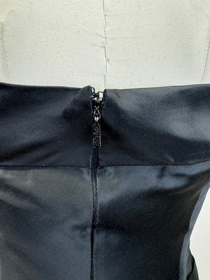 S/S2001 Gucci by Tom Ford corseted strapless dress