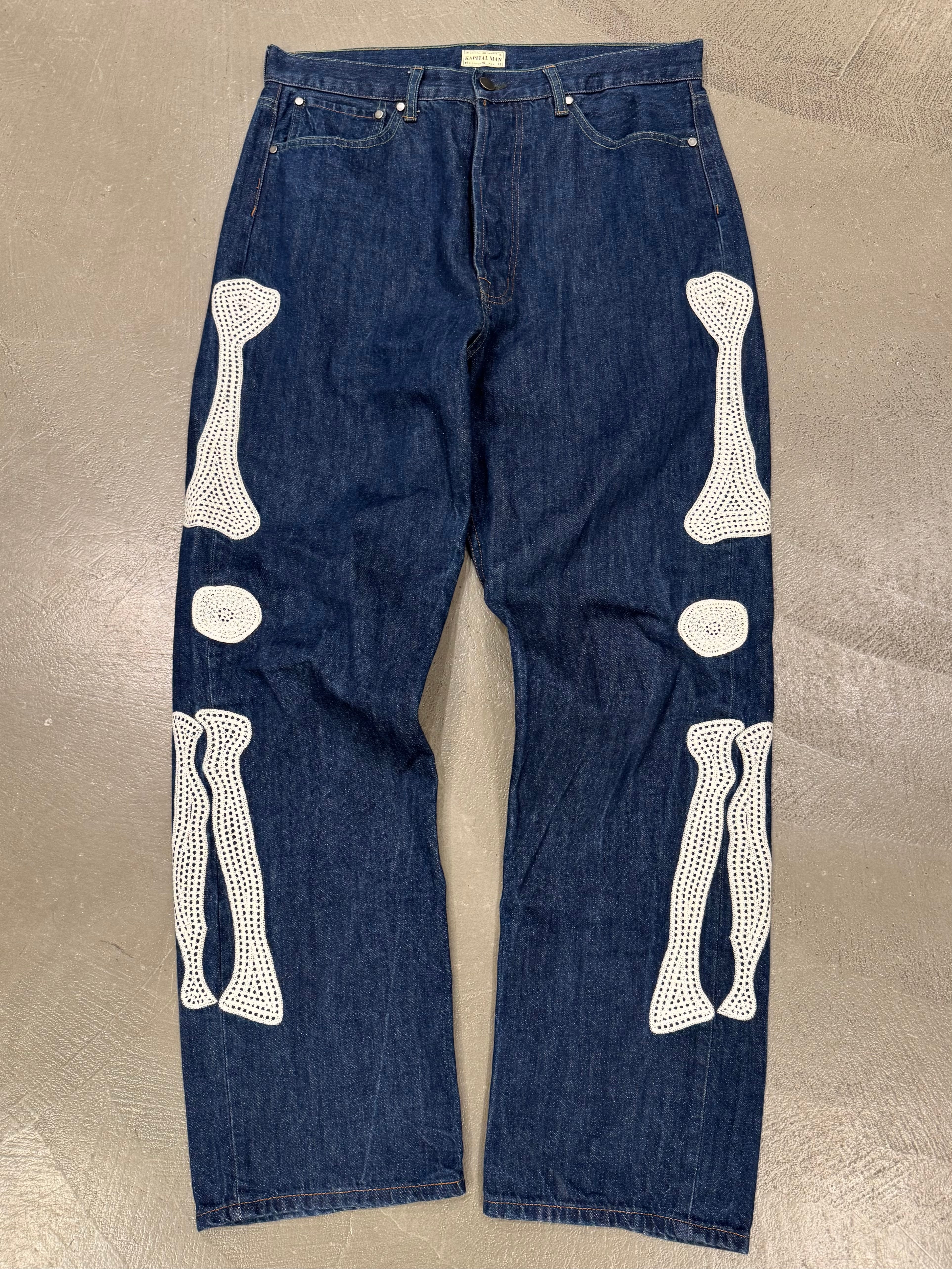 2000s Kapital bones jeans