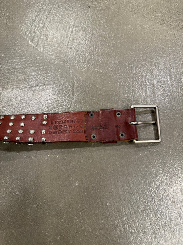 2000s Maison Margiela rare oversize studded heavy belt