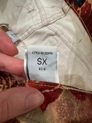 A/W2002 Roberto Cavalli double layer distressed pants