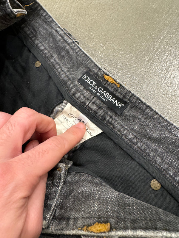 F/W 2003 Dolce & Gabbana bondage biker pants