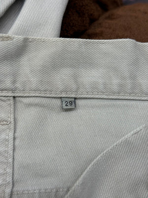 2010s Dior stained slim jeans